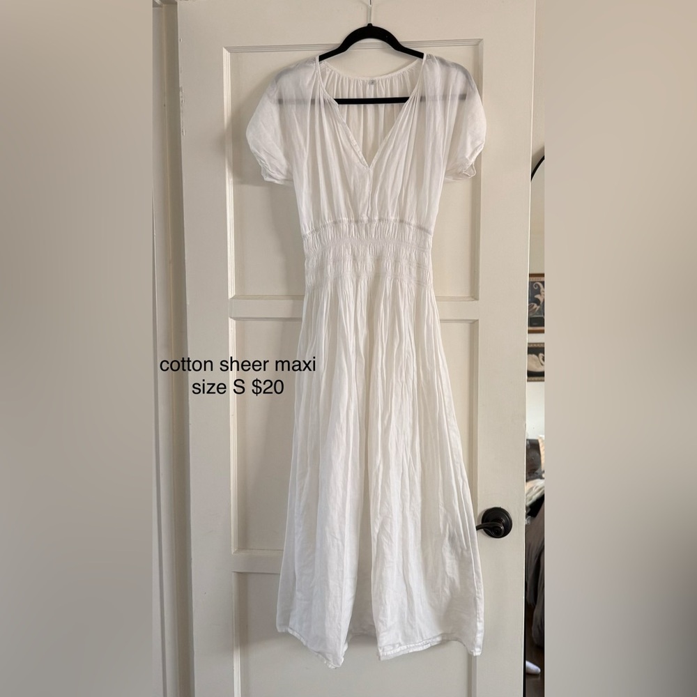 Unlabeled cotton maxi dress